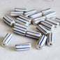 5pcs blue-and-white lined porcelain, hand-painted ceramic beads beaded necklaces DIY jewelry accessories [#6]